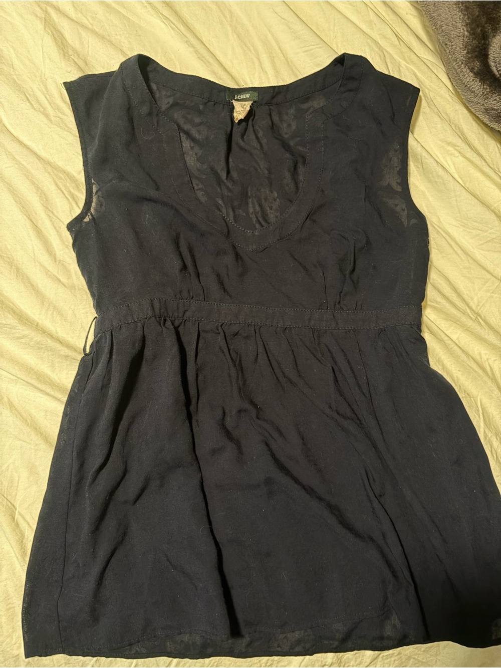 J. Crew Navy Sleeveless Top